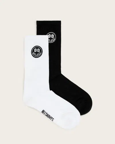 Allsaints Wrekord 2 Pack Socks In Multi
