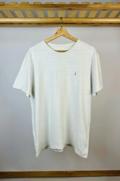 Pre-owned Allsaints X Vintage Allsaints T-shirt Size L In White