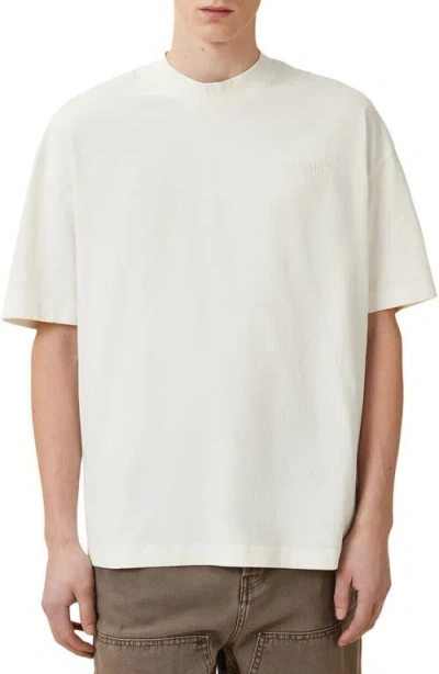 Allsaints Xander Short Sleeve Crewneck Graphic T-shirt In Neutral