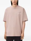 Allsaints Mens Blushed Pink Odyssey Oversized Short-sleeve Cotton-jersey T-shirt Xxl