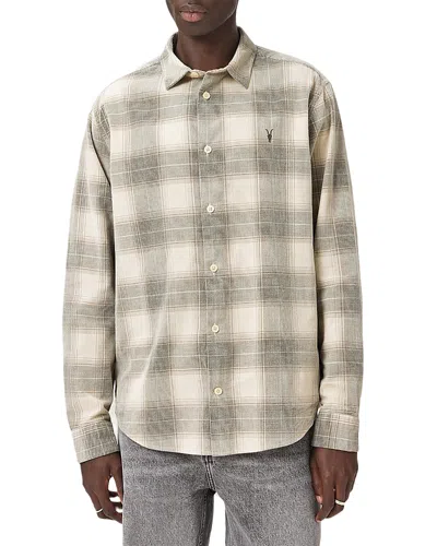 ALLSAINTS YUKI RELAXED FIT LONG SLEEVE SHIRT