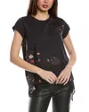 Allsaints Zala Colorblock Cap Sleeve Top