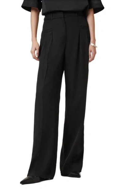Allsaints Zenni Wide Leg Pants In Black