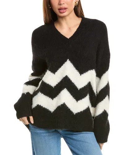 Allsaints Ziggi Alpaca-blend Sweater In Black