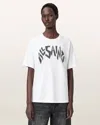 Allsaints Zinc Boyfriend T-shirt In White