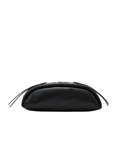 Allsaints Zipper Clutch In Black