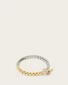 Allsaints Zoe Box Chain Bracelet In Gold