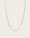 Allsaints Zoe Box Chain Necklace In Gold