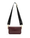 Allsaints Zoe Leather Crossbody In Burnt Red