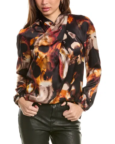 ALLSAINTS ALLSAINTS ZOLA MARS SILK-BLEND TOP