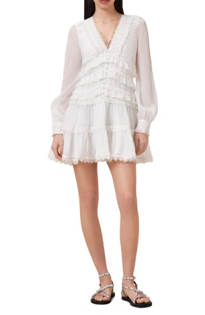 ALLSAINTS ALLSAINTS ZORA LONG SLEEVE TIERED DRESS