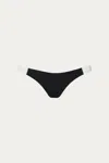Allsisters Euterpe Bikini Bottom In Black/white In Multi