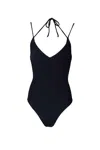 Allsisters Isosceles Swimsuit In Black In Black