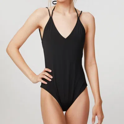 Allsisters Isosceles Swimsuit In Black