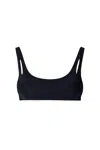 Allsisters Melpomene Bikini Top In Black In Black