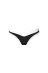 Allsisters Orionis Bikini Bottom In Black/white In Black