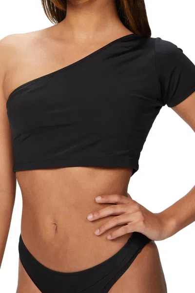 Allsisters Pyramid Bikini Top In Black