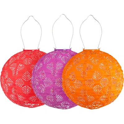 Allsop Home & Garden Soji Stella Brights Solar Lantern 3-pack In Multi