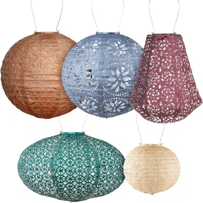 Allsop Home & Garden Soji Stella Multi-shape Solar Lantern 5-pack
