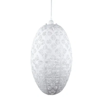 Allsop Home & Garden Soji Stella Nova Geo Palm Pod In White