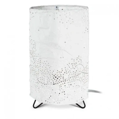 Allsop Home & Garden Soji Stella Solace Cylinder Northwest Table Lamp In White