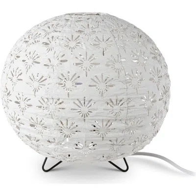 Allsop Home & Garden Soji Stella Solace Globe Deco Table Lamp In White