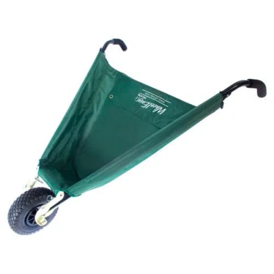Allsop Home & Garden Wheeleasy Le Foldable Garden Cart In Green