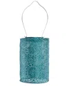 Allsop Soji Stell Cylinder Lantern In Tan