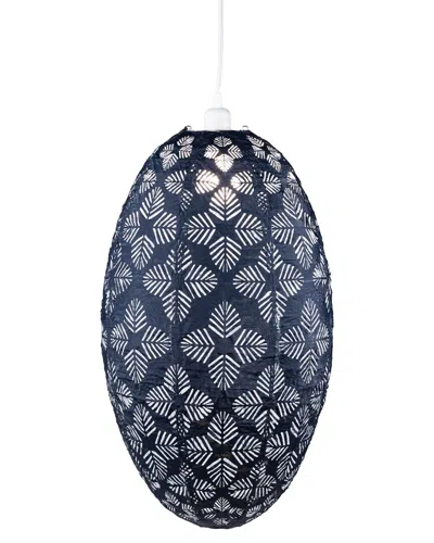 Allsop Stella Nova Geo Palm Pod Pendant Lamp In Black