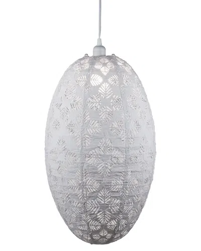 Allsop Stella Nova Geo Palm Pod Pendant Lamp In White