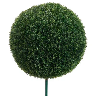 Allstate Floral Uv Protected Tea Leaf Ball With 10" Metal Pole (knock-down Packing)