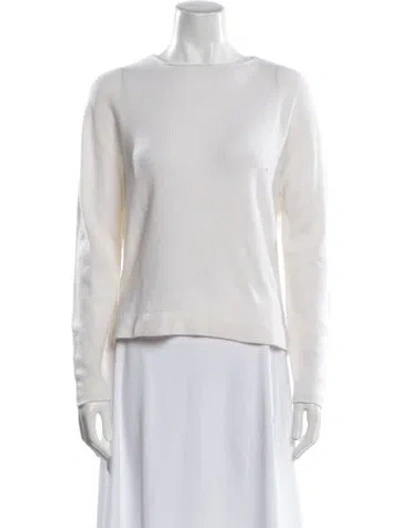 Pre-owned Allude Bateau Neckline Sweater In Multi