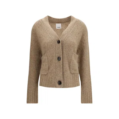 Allude Beige Cashmere Cardigan