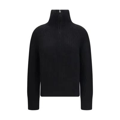 Allude Black Cashmere Sweater