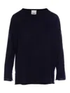 Allude Black Sweater In Black