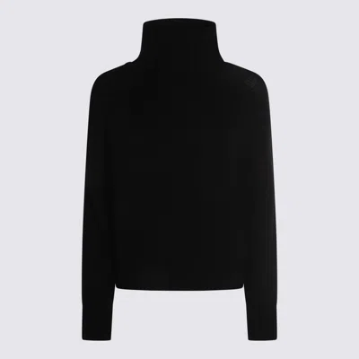 ALLUDE BLACK WOOL KNITWEAR