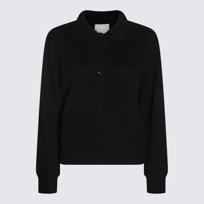 ALLUDE BLACK WOOL KNITWEAR