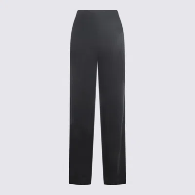 ALLUDE BLACK WOOL PANTS