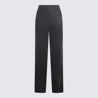 ALLUDE ALLUDE BLACK WOOL PANTS