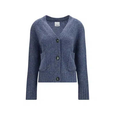 Allude Blue Cashmere Cardigan