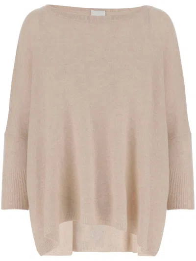 ALLUDE BOAT-NECK SWEATER