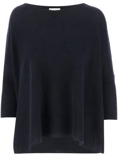ALLUDE BOAT-NECK SWEATER