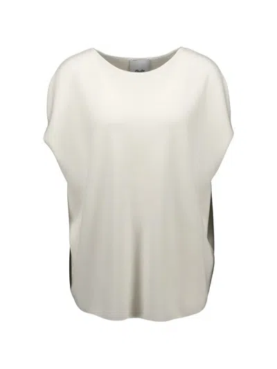 Allude Boatneck Wool Top In White