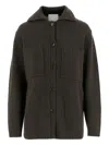 Allude Buttoned Patch-pocket Cardigan In Brown