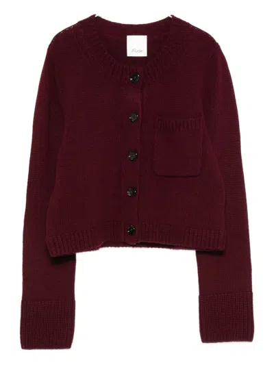 Allude Buttoned Pocket Cardigan In Brown
