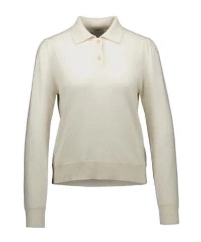 Allude Button-fastening Polo Shirt In Neutral