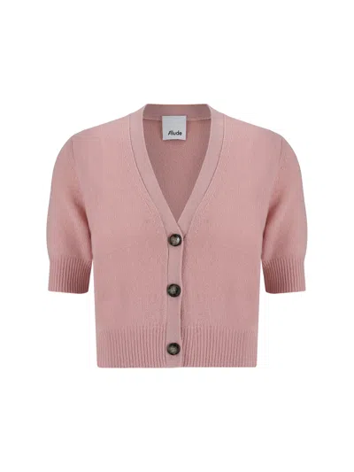 Allude Cardigan In Pink