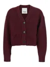 Allude Cardigan In Purple