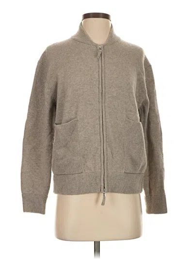 Pre-owned Allude Cardigan Sweater In Gray