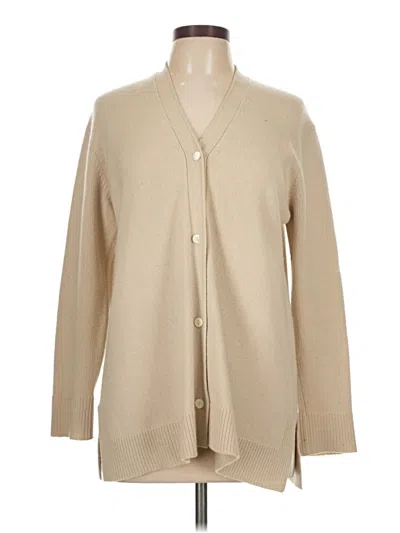 Pre-owned Allude Cardigan Sweater In Tan